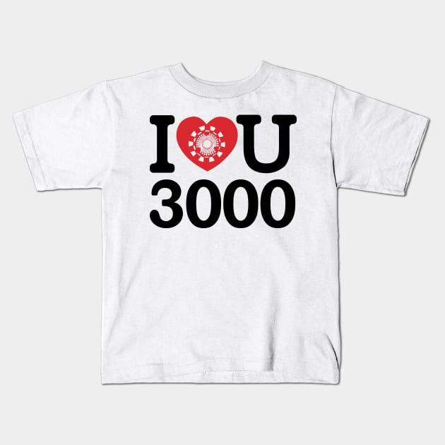 I love you 3000 Kids T-Shirt by Andriu